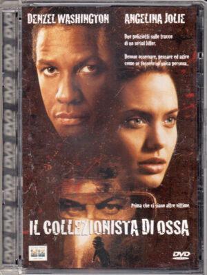 Il Collezionista Di Ossa con Denzel Washington, Angelina Jolie. DVD in Italiano. Custodia Jewel Box