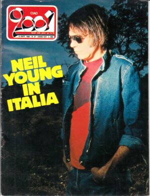 Rivista Ciao 2001 n. 37 del 12 Settembre 1982 - In copertina Neil Young
