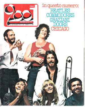 Rivista Ciao 2001 n. 38 del 24 Settembre 1978 - In copertina Chicago