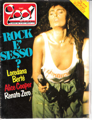 Rivista Ciao 2001 Anno 1980 n. 33-34 del 24 Agosto - In copertina Loredana Berte'