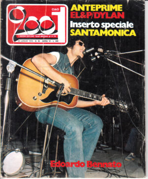 Rivista Ciao 2001 Anno 1974 n. 30 del 28 Luglio - In copertina Edoardo Bennato