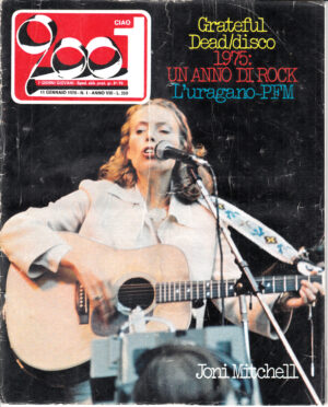 Rivista Ciao 2001 Anno 1976 n. 1 del 11 Gennaio - In copertina Joni Mitchell