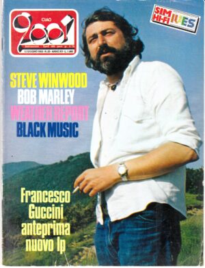 Rivista Ciao 2001 Anno 1983 n. 23 del 12 Giugno - In copertina Francesco Guccini