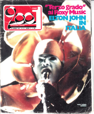 Rivista Ciao 2001 Anno 1973 n. 15 del 15 Aprile - In copertina Peter Gabriel dei Genesis