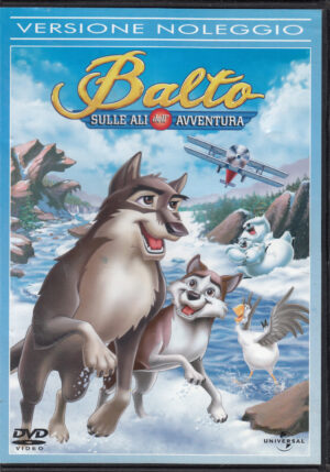 Balto sulle ali dell'avventura. DVD in Italiano. Versione Noleggio
