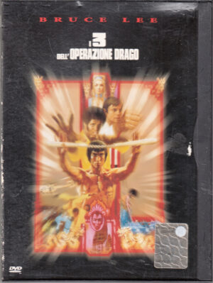 I 3 dell'Operazione Drago con Bruce Lee. DVD in Italiano. Custodia Snapper