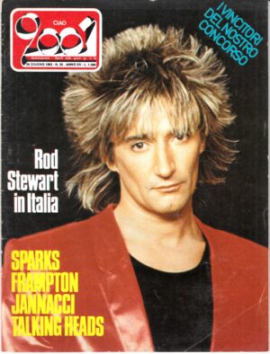 Rivista Ciao 2001 Anno 1983 n. 25 del 26 Giugno - In copertina Rod Stewart
