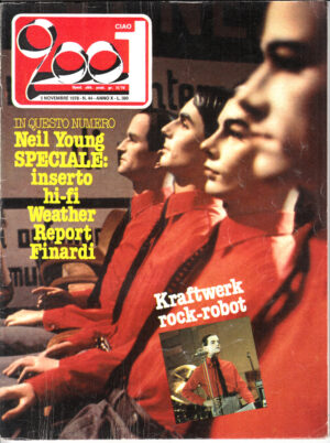 Rivista Ciao 2001 Anno 1978 n. 44 del 5 Novembre - In copertina Kraftwerk