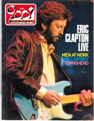 Rivista Ciao 2001 Anno 1983 n. 20 del 22 Maggio - In copertina Eric Clapton