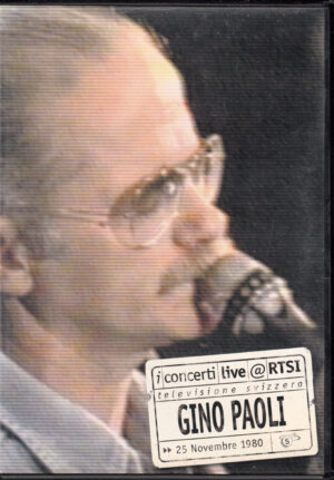 Paoli Gino. I Concerti Live@Rtsi 25 Novembre 1980. DVD in Italiano
