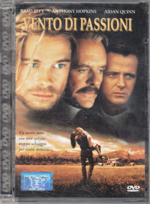 Vento di passioni con Brad Pitt, Anthony Hopkins. DVD in Italiano. Custodia Jewel Box