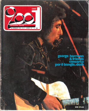 Rivista Ciao 2001 Anno 1972 n. 4 del 30 Gennaio - In copertina Bob Dylan