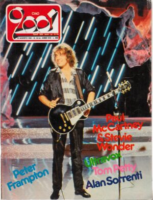 Rivista Ciao 2001 n. 33-34 del 23 Agosto 1981 - In copertina Peter Frampton