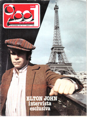 Rivista Ciao 2001 Anno 1978 n. 47 del 26 Novembre - In copertina Elton John