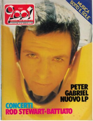 Rivista Ciao 2001 Anno 1983 n. 29 del 24 Luglio - In copertina Peter Gabriel