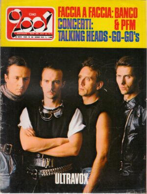 Rivista Ciao 2001 n. 48 del 28 Novembre 1982 - In copertina Ultravox