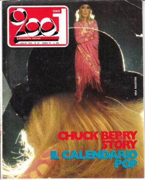 Rivista Ciao 2001 Anno 1972 n. 27 del 9 Luglio - In copertina Mia Martini