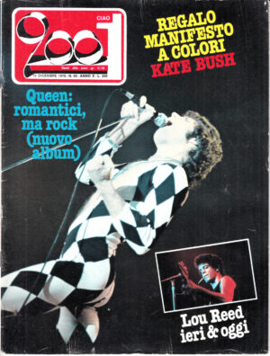 Rivista Ciao 2001 Anno 1978 n. 49 del 10 Dicembre - In copertina Queen Freddy Mercury
