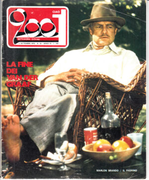Rivista Ciao 2001 Anno 1972 n. 36 del 10 Settembre - In copertina Marlon Brando ne Il Padrino