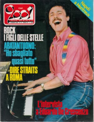 Rivista Ciao 2001 Anno 1983 n. 31 del 7 Agosto - In copertina Eduardo De Crescenzo