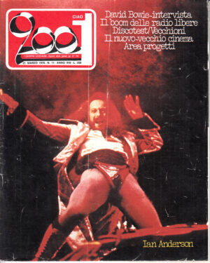 Rivista Ciao 2001 Anno 1976 n. 11 del 21 Marzo - In copertina Ian Anderson