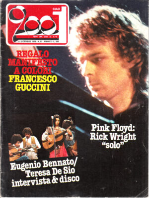 Rivista Ciao 2001 Anno 1978 n. 51 del 24 Dicembre - In copertina Rick Wright dei Pink Floyd