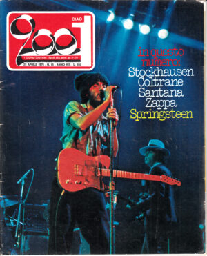 Rivista Ciao 2001 Anno 1976 n. 16 del 25 Aprile - In copertina Bruce Springsteen