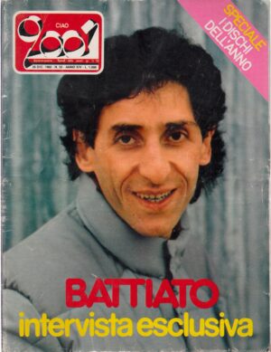 Rivista Ciao 2001 Anno 1982 n. 52 del 26 Dicembre - In copertina Franco Battiato