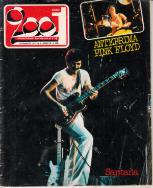 Rivista Ciao 2001 Anno 1977 n. 3 del 23 Gennaio - In copertina Carlos Santana