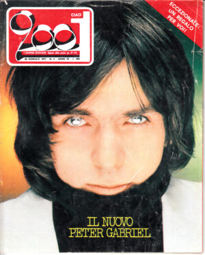 Rivista Ciao 2001 Anno 1977 n. 4 del 30 Gennaio - In copertina Peter Gabriel