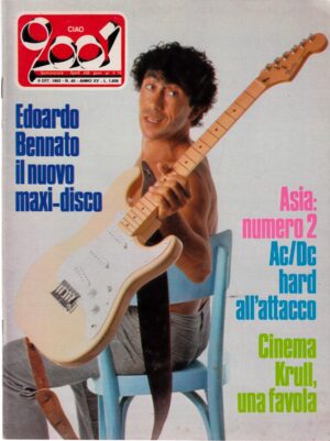 Rivista Ciao 2001 Anno 1983 n. 40 del 9 Ottobre - In copertina Edoardo Bennato