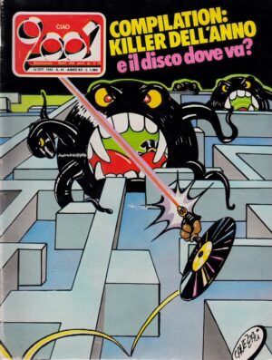 Rivista Ciao 2001 Anno 1983 n. 41 del 16 Ottobre - In copertina Compilation Mangiadischi