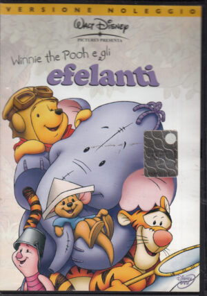 Winnie the Pooh e gli efelanti. DVD in Italiano. Versione Noleggio