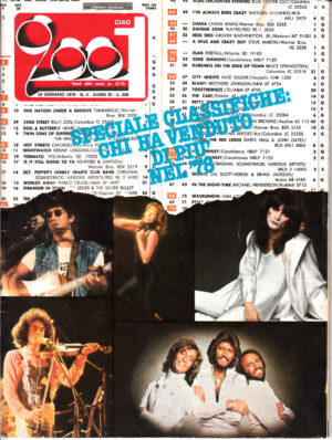 Rivista Ciao 2001 Anno 1979 n. 4 del 28 Gennaio - In copertina Speciale Classifiche