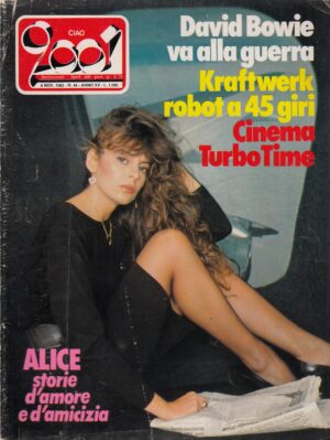 Rivista Ciao 2001 Anno 1983 n. 44 del 6 Novembre - In copertina Alice