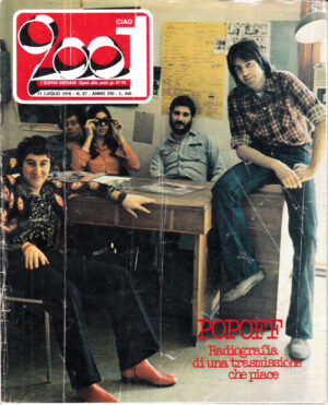 Rivista Ciao 2001 Anno 1976 n. 27 del 11 Luglio - In copertina Popoff