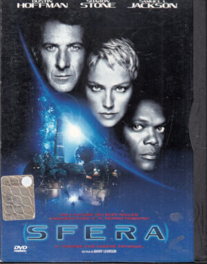 Sfera con Dustin Hoffman, Sharon Stone, Sauel L. Jackson. DVD in Italiano. Custodia Snapper