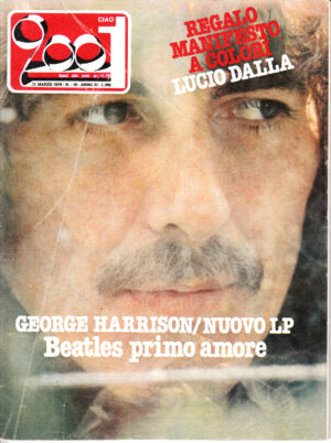 Rivista Ciao 2001 Anno 1979 n. 10 del 11 Marzo - In copertina George Harrison dei Beatles