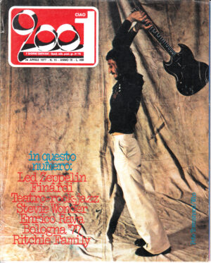Rivista Ciao 2001 n. 16 del 24 Aprile 1977 - In copertina Pete Townshend degli Who