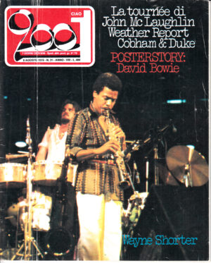 Rivista Ciao 2001 Anno 1976 n. 31 del 8 Agosto - In copertina Wayne Shorter + Poster