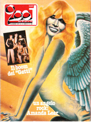 Rivista Ciao 2001 Anno 1979 n. 12 del 25 Marzo - In copertina Amanda Lear