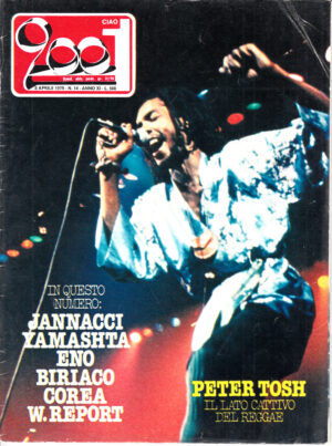 Rivista Ciao 2001 n. 14 del 8 Aprile 1979 - In copertina Peter Tosh