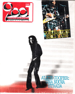 Rivista Ciao 2001 n. 25 del 25 Giugno 1977 - In copertina Alice Cooper
