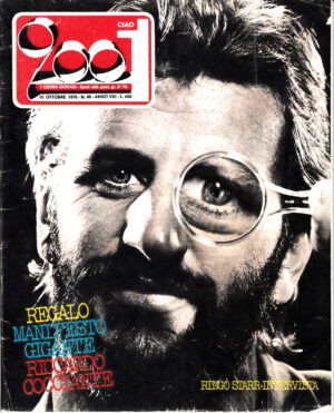 Rivista Ciao 2001 Anno 1976 n. 40 del 10 Ottobre - In copertina Ringo Starr + Poster