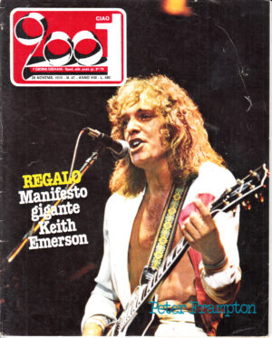 Rivista Ciao 2001 Anno 1976 n. 47 del 28 Novembre - In copertina Peter Frampton