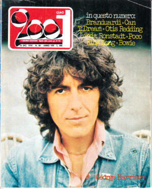Rivista Ciao 2001 Anno 1976 n. 50 del 19 Dicembre - In copertina George Harrison