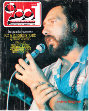 Rivista Ciao 2001 Anno 1976 n. 51 del 26 Dicembre - In copertina Andrea Mingardi