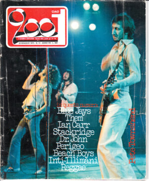 Rivista Ciao 2001 Anno 1975 n. 19 del 18 Maggio - In copertina Pete Townshend degli Who