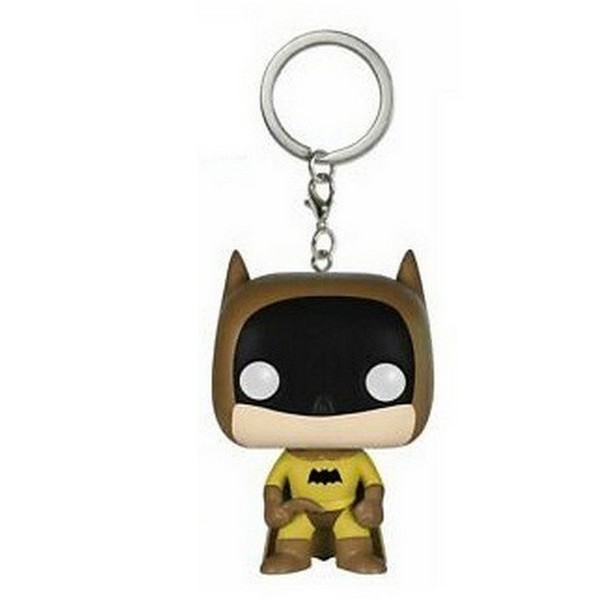 Funko Pop Pocket Keychain: Batman 75th Anniversaire – Batman Yellow.  Portachiavi cm 4. Funko – Emporio di milo