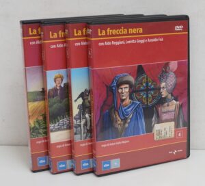 La Freccia Nera. Miniserie TV Completa Episodi 1-7. DVD in Italiano. SENZA COFANETTO. Versione da edicola